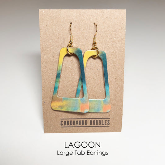 LAGOON - Tab Cardboard Baubles Earrings