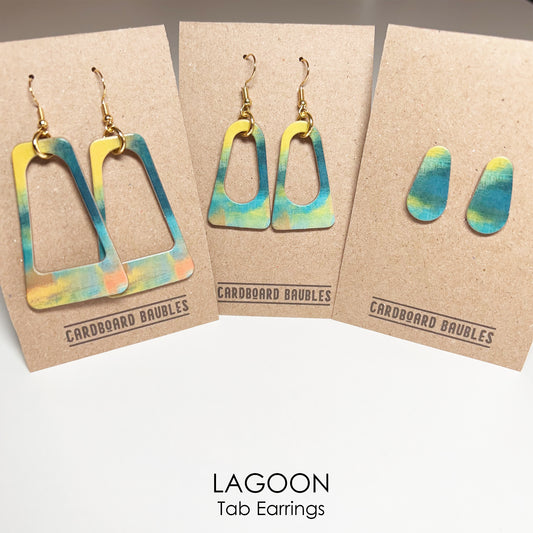 LAGOON - Tab Cardboard Baubles Earrings