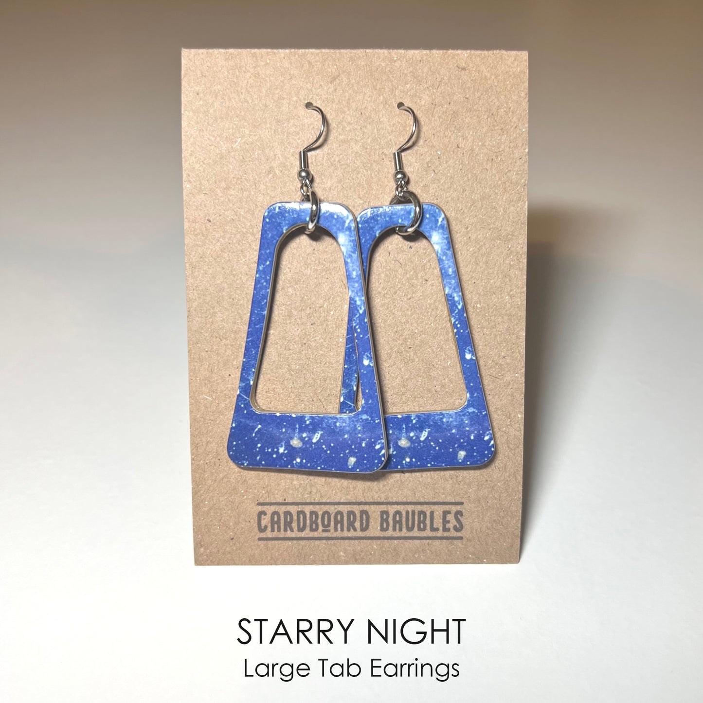 STARRY NIGHT - Tab Cardboard Baubles Earrings