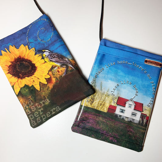 DOROTHY - Handmade purse with Kansas Sunflower theme